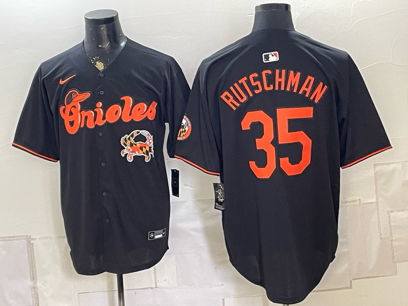 Men Baltimore Orioles #35 Rutschman black Game 2026 Nike MLB Jersey 0831001